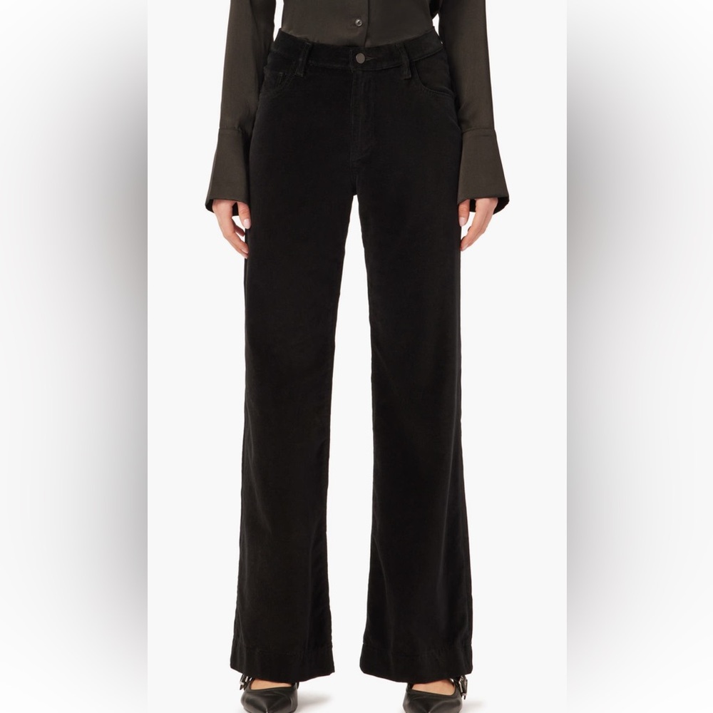 Hepburn High Waist Wide Leg
Velvet Jeans